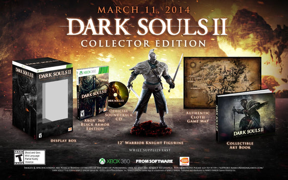 DARK SOULS 2 - COLLECTORS EDITION - Xbox 360 GAMES