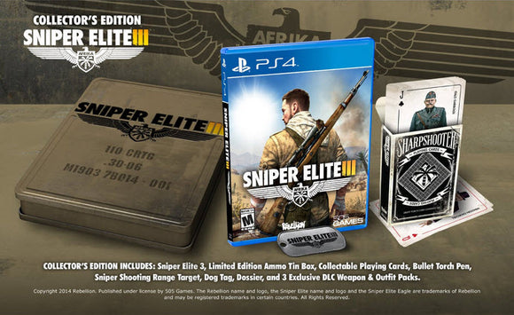 SNIPER ELITE III AFRIKA - COLLECTORS EDITION - PlayStation 4 GAMES
