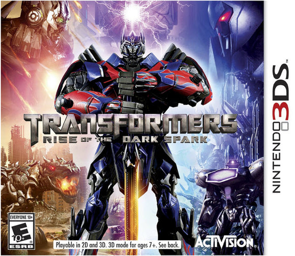 TRANSFORMERS RISE OF THE DARK SPARK (new) - Nintendo 3DS GAMES