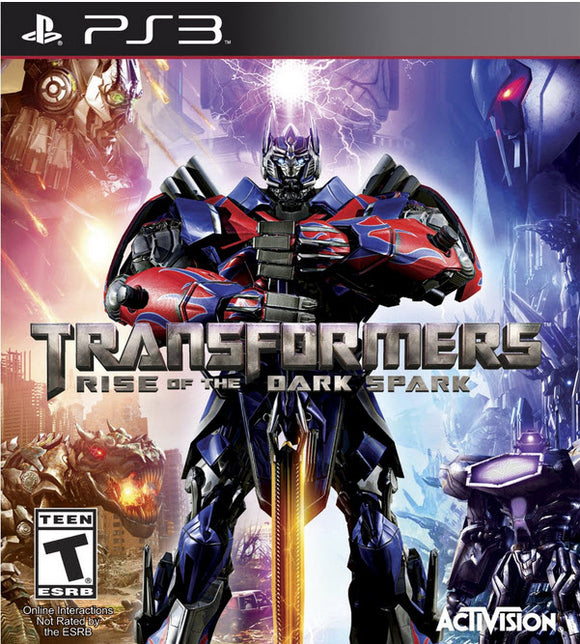 TRANSFORMERS RISE OF THE DARK SPARK - PlayStation 3 GAMES
