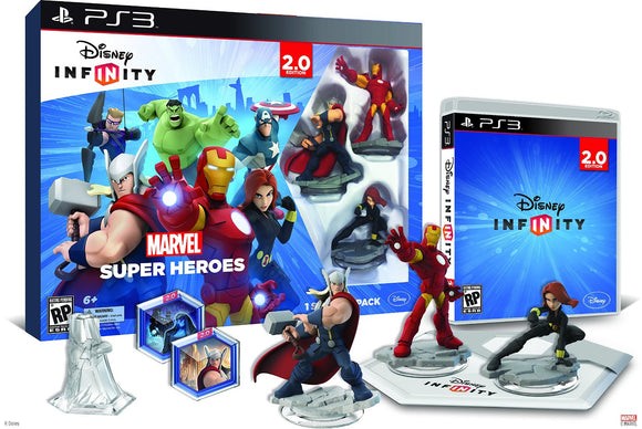 DISNEY INFINITY 2.0 MARVEL SUPER HEROES STARTER PACK (used) - PlayStation 3 GAMES