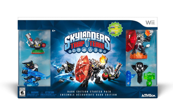 SKYLANDERS TRAP TEAM DARK EDITION - STARTER PACK - Wii GAMES