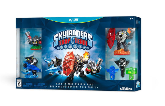 SKYLANDERS TRAP TEAM DARK EDITION - STARTER PACK - Wii U GAMES