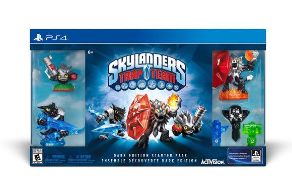 SKYLANDERS TRAP TEAM DARK EDITION - STARTER PACK - PlayStation 4 GAMES