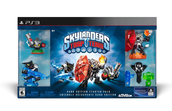 SKYLANDERS TRAP TEAM DARK EDITION - STARTER PACK - PlayStation 3 GAMES