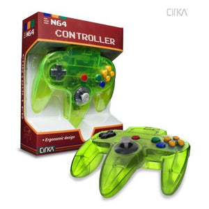 CYANIDE/JUNGLE N64 CONTROLLER (CIRKA) - (new) - N64 CONTROLLERS