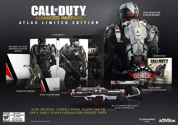 CALL OF DUTY ADVANCED WARFARE ATLAS LIMITED EDITION - PlayStation 3 GAMES