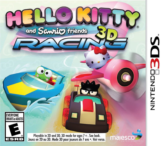 HELLO KITTY & SANRIO FRIENDS 3D RACING (used) - Nintendo 3DS GAMES