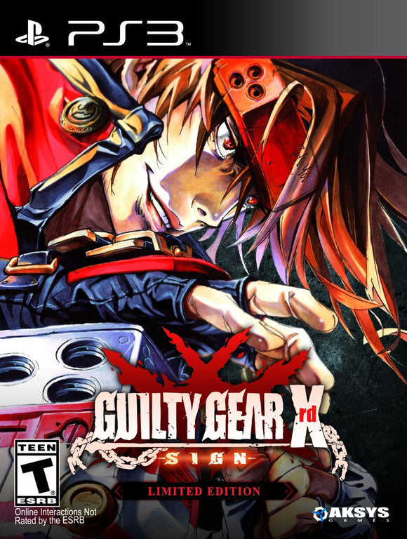 GUILTY GEAR XRD SIGN - LIMITED EDITION - PlayStation 3 GAMES