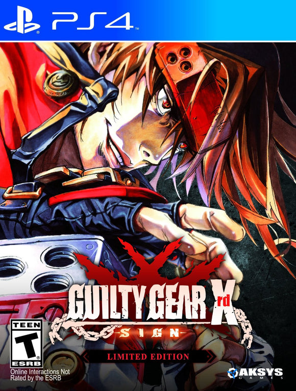 GUILTY GEAR XRD SIGN - LIMITED EDITION - PlayStation 4 GAMES