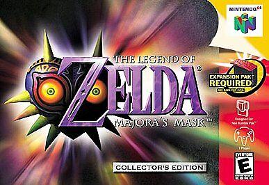THE LEGEND OF ZELDA MAJORAS MASK (used) - NINTENDO 64 GAMES