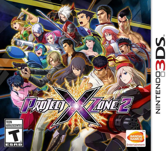 PROJECT X ZONE 2 (new) - Nintendo 3DS GAMES