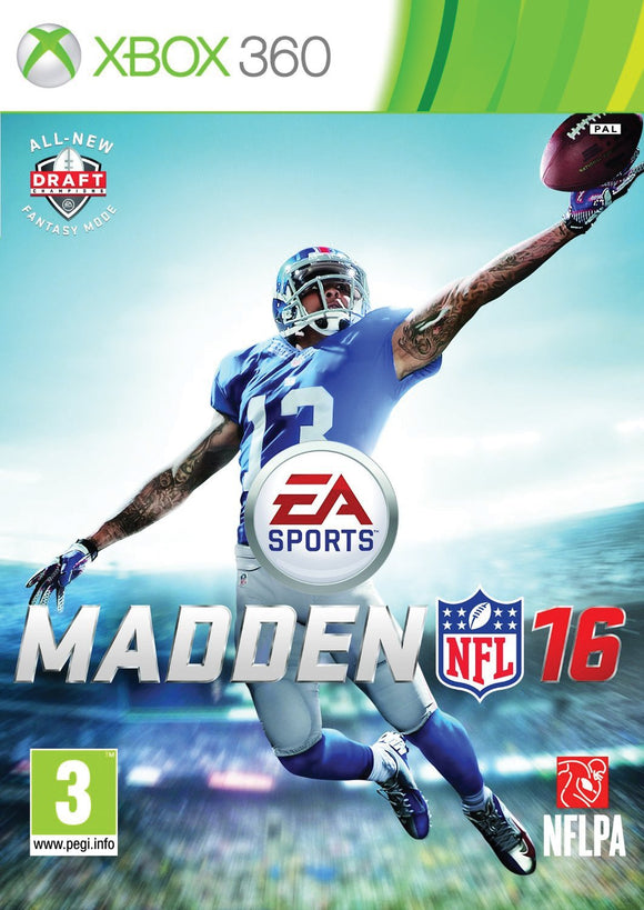 MADDEN NFL 16 (new) - Xbox 360 GAMES