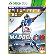 MADDEN NFL 16 DELUXE EDITION (new) - Xbox 360 GAMES