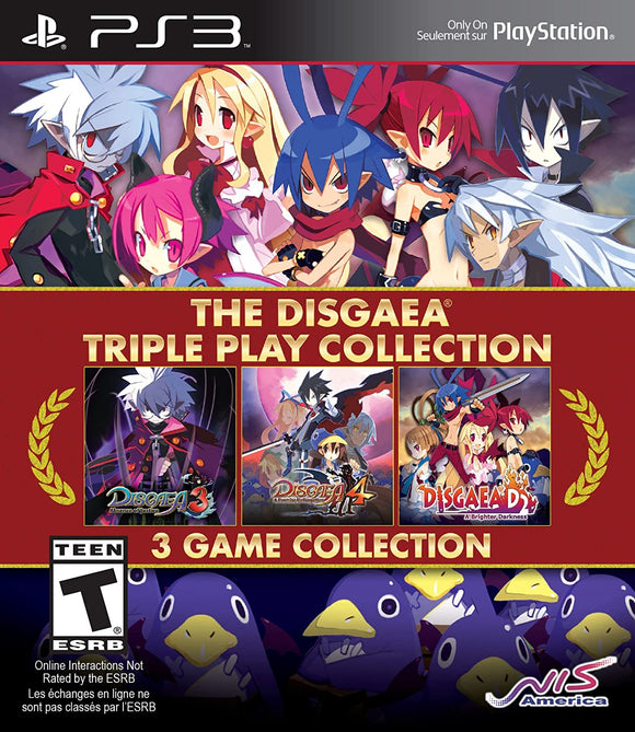 DISGAEA TRIPLE PLAY COLLECTION - PlayStation 3 GAMES