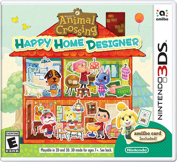 ANIMAL CROSSING: HAPPY HOME DESIGNER (used) - Nintendo 3DS GAMES
