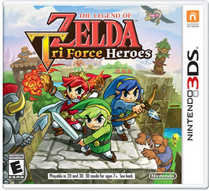 LEGEND OF ZELDA: TRIFORCE HEROES (new) - Nintendo 3DS GAMES