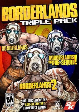 BORDERLANDS TRIPLE PACK - Xbox 360 GAMES