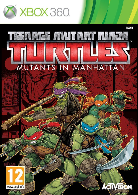 TEENAGE MUTANT NINJA TURTLES: MUTANTS IN MANHATTAN (used) - Xbox 360 GAMES