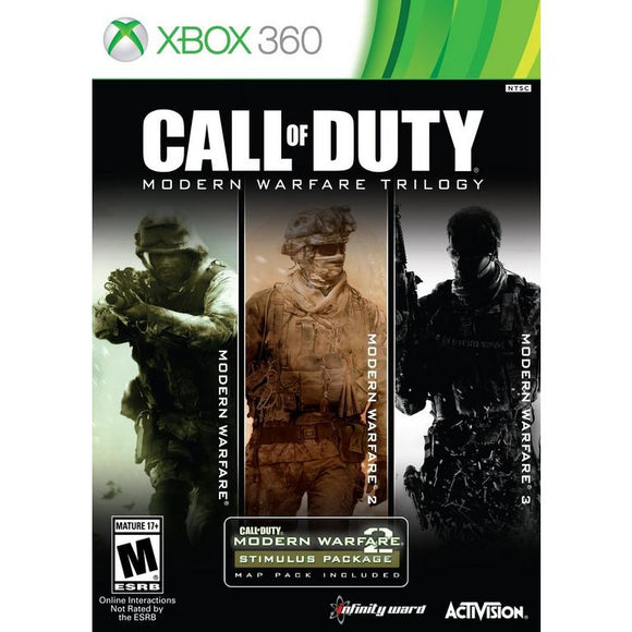 CALL OF DUTY: MODERN WARFARE TRILOGY (used) - Xbox 360 GAMES