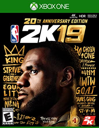 NBA 2K19 20TH ANNIVERSARY EDITION (used) - Xbox One GAMES