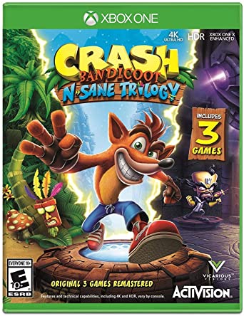 CRASH BANDICOOT N SANE TRILOGY (used) - Xbox One GAMES