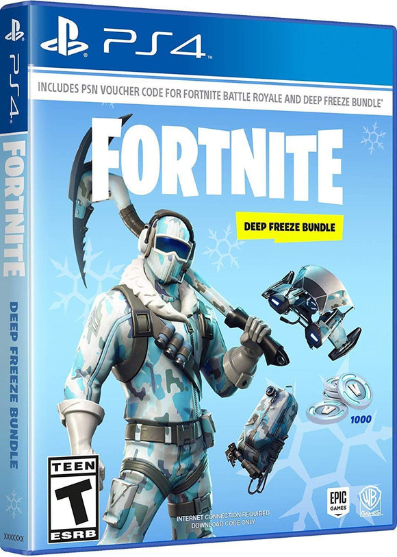 FORTNITE DEEP FREEZE BUNDLE - PlayStation 4 GAMES