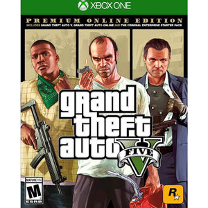 GRAND THEFT AUTO V PREMIUM ONLINE EDITION (used) - Xbox One GAMES