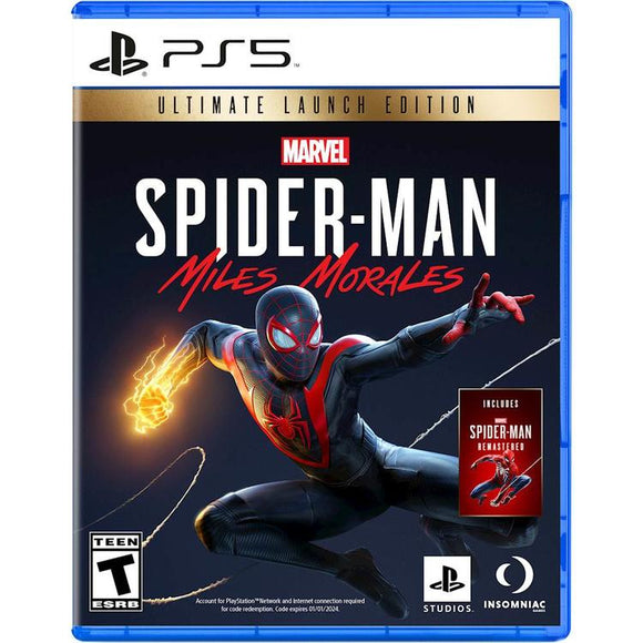 MARVEL'S SPIDER-MAN MILES MORALES ULTIMATE LAUNCH EDITION (used) - PlayStation 5 GAMES