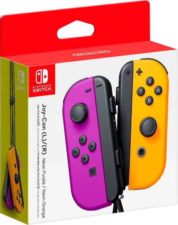 JOY CON SET NEON PURPLE/ NEON ORANGE - Nintendo Switch CONTROLLERS