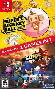 SUPER MONKEY BALL & SONIC FORCES (used) - Nintendo Switch GAMES