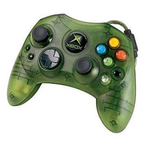 SMALL S CONTROLLER - CLEAR GREEN (used) - Retro XBOX