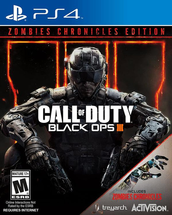 CALL OF DUTY BLACK OPS 3 : ZOMBIES CHRONICLES EDITION - PlayStation 4 GAMES