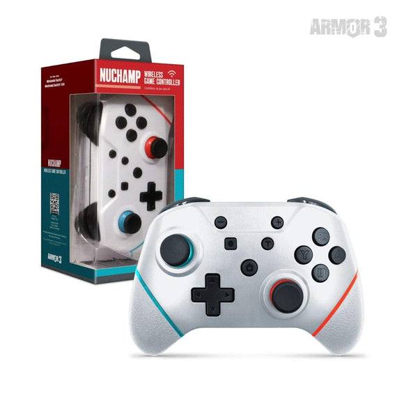 NUCHAMP WIRELESS GAME CONTROLLER WHITE - Nintendo Switch CONTROLLERS