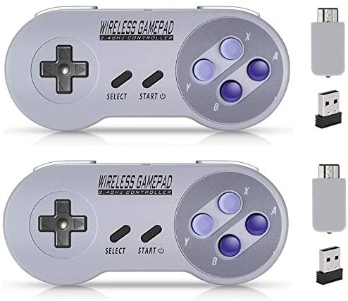 SNES CLASSIC WIRELESS CONTROLLER HYPERKIN (new) - SUPER NINTENDO CONTROLLERS